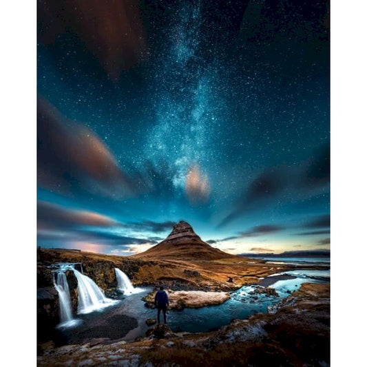 Starry Night at Kirkjufell
